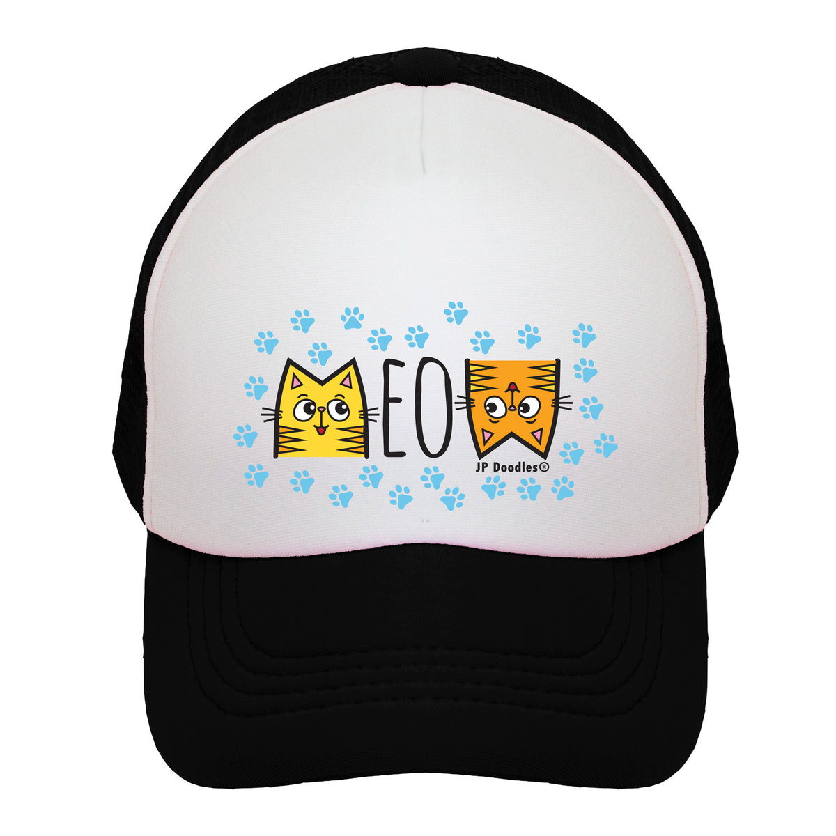 Meow Kitty Kids Trucker Hat – JP Doodles