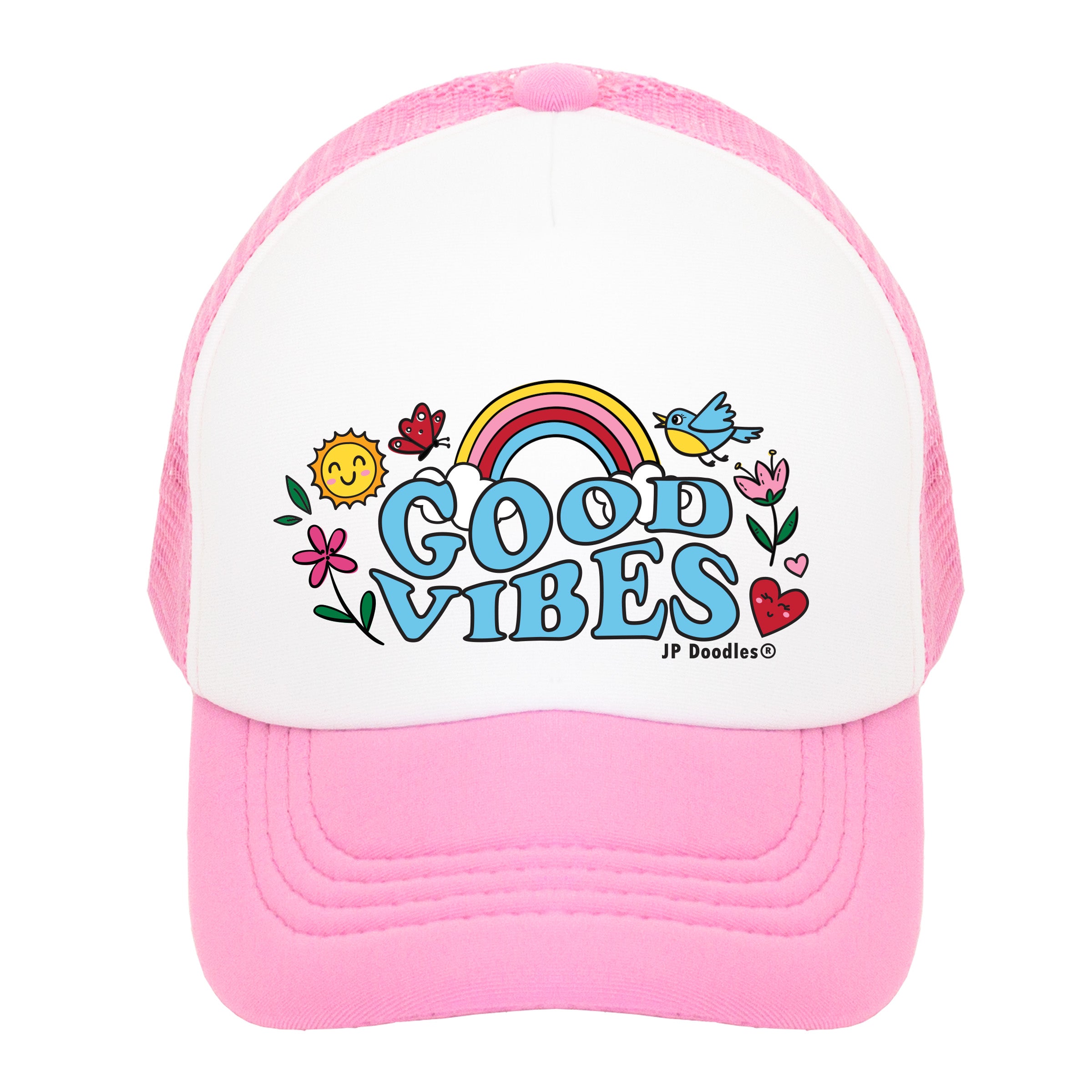 Good Vibes Kids Trucker Hat – JP Doodles