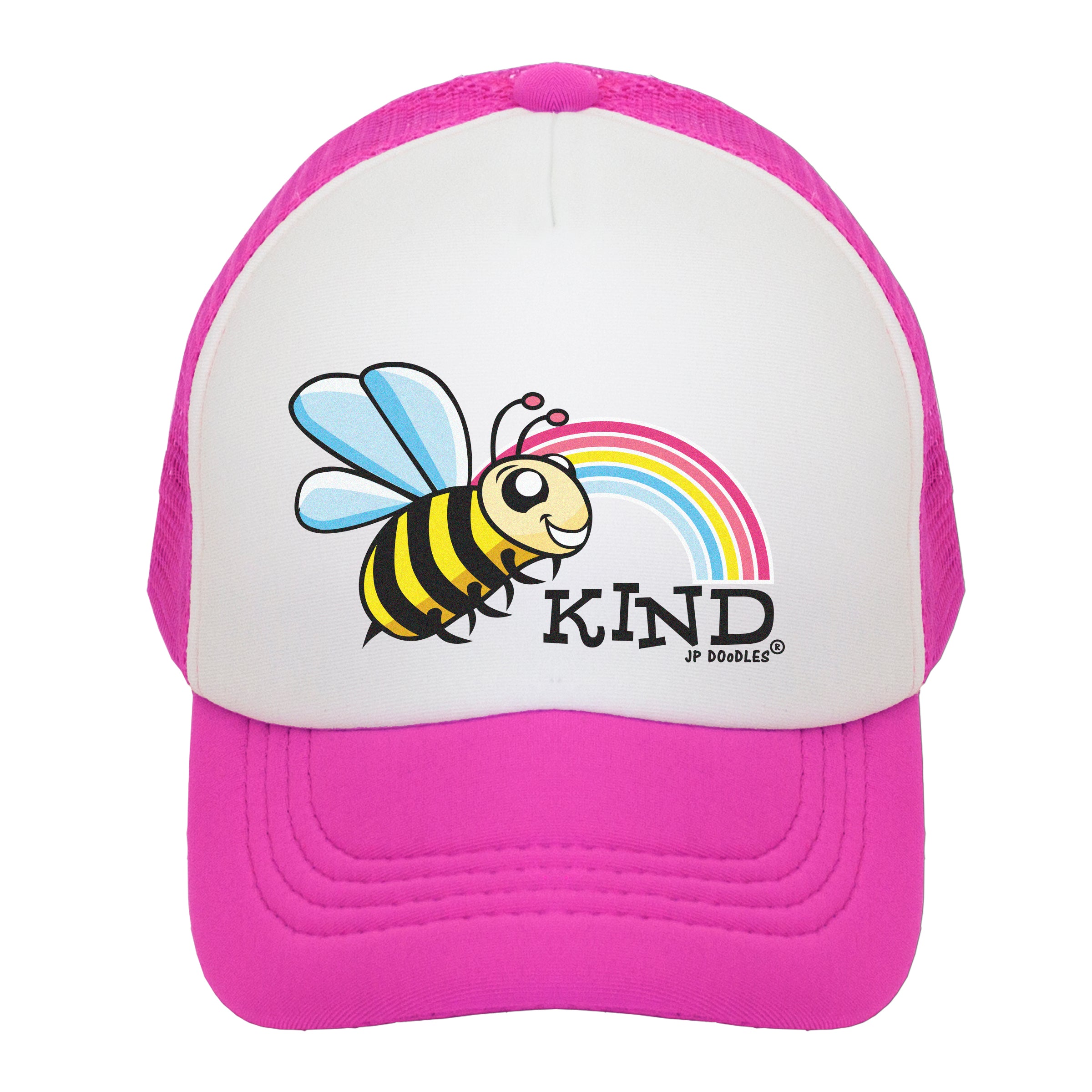 Bee Kind Kids Trucker Hat – JP Doodles display picture 2