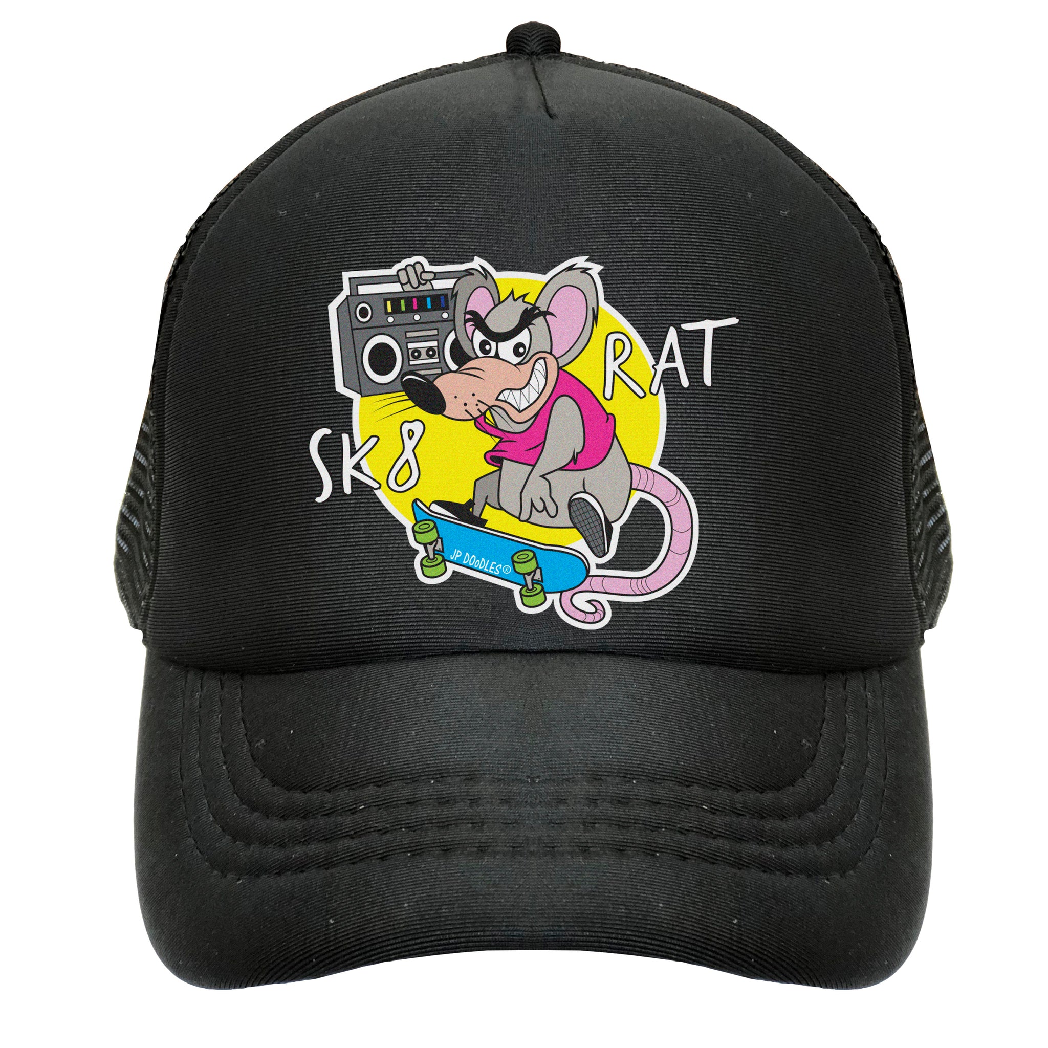 Skater Rat Kids Trucker Hat – JP Doodles