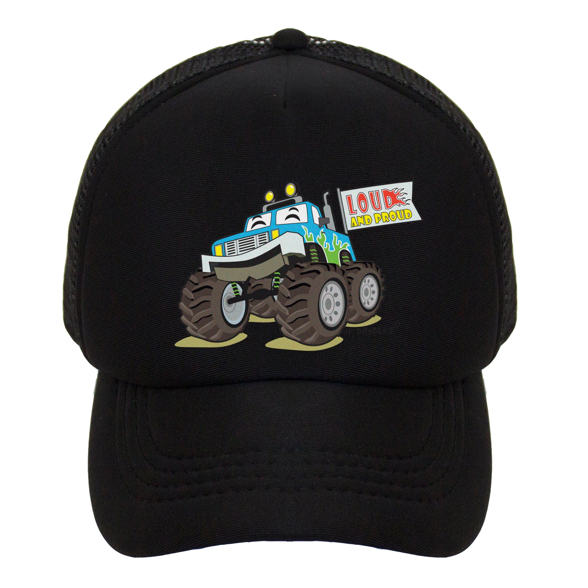 Monster Truck Kids Trucker Hat – JP Doodles