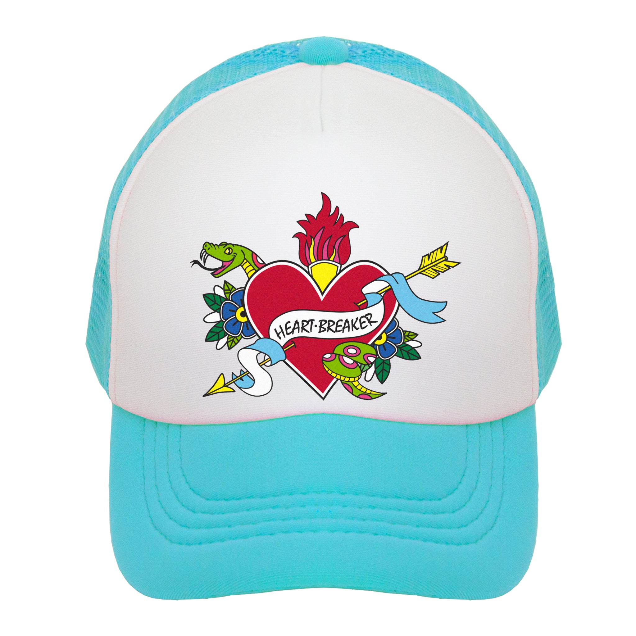 NWT Free People Heartbreaker Trucker Hat Heart Breaker Trucker Hat – The Striped Palm main image 2