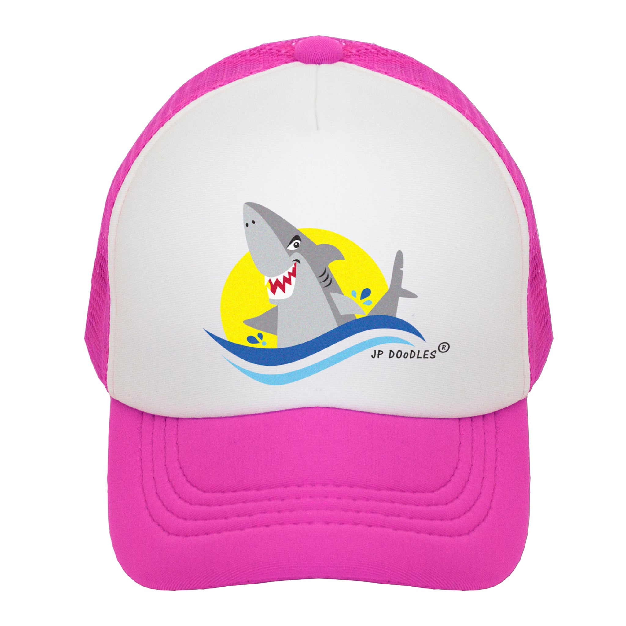 KKMKSHHG Sunrise Surfer Kids Trucker Hat, Adjustable Mesh Beach Baseball Cap For Toddler Boys And Girls