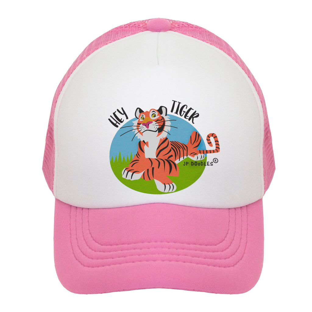 Tiger Kids Trucker Hat – JP Doodles