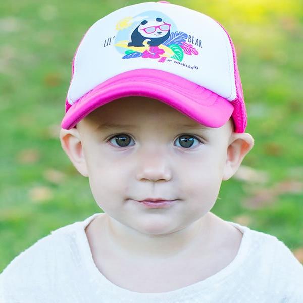 Toddler Pink Trucker Hat